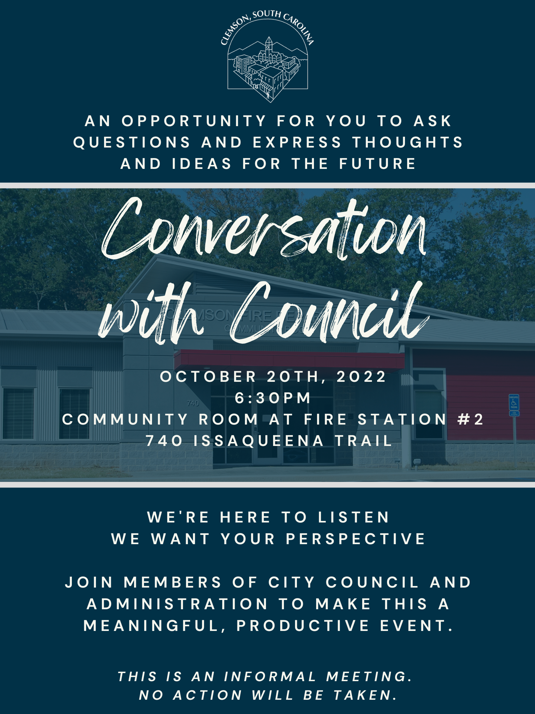 Conversations with Council October 20th